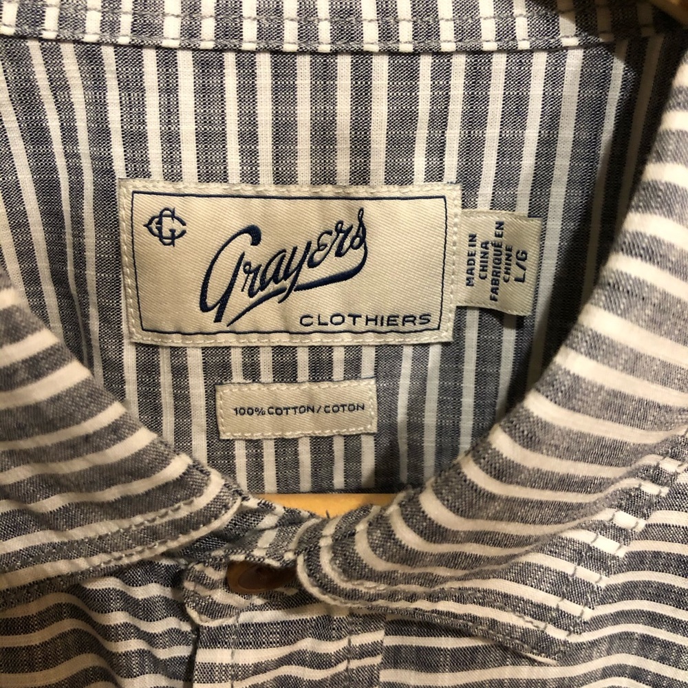 Grayers Clothiers Button Down Collared Shirt - image 2
